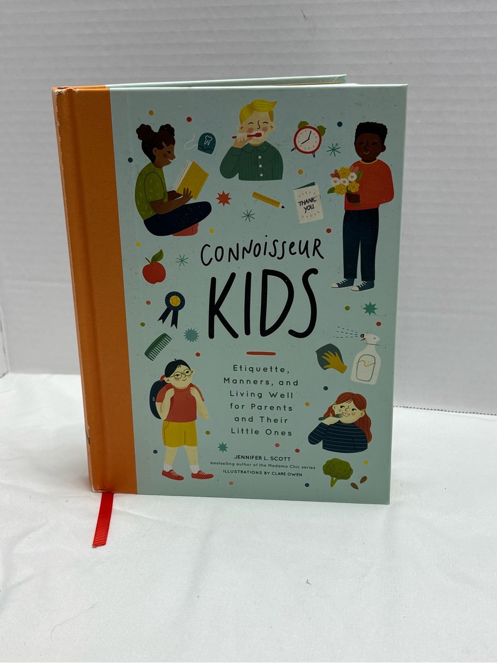 Connoisseur Kids - Orange & Light Blue Children's Etiquette Book